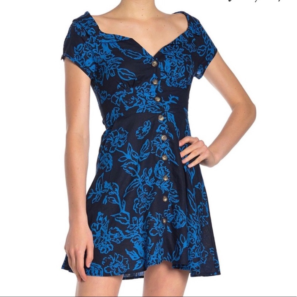 Free People Mini Floral Dress NWT